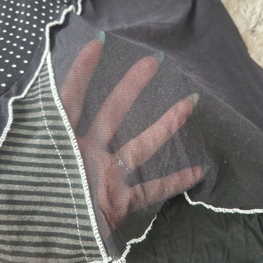 Violet Ruby Patchwork Pattern Mixed Black And Whi… - image 4